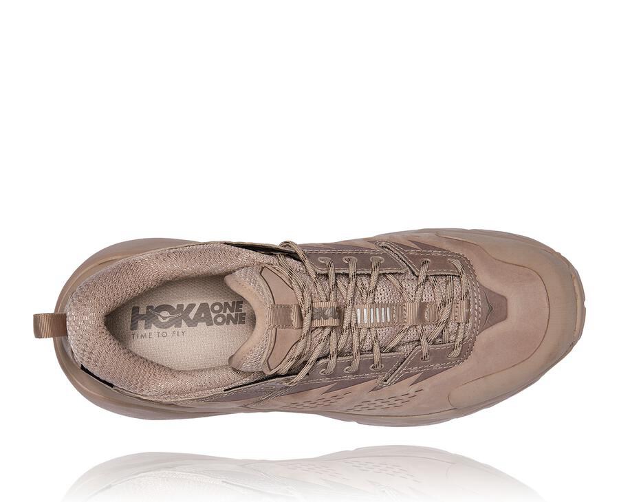 Hoka One One Trainers Womens Beige - Kaha Low GORE-TEX - 52169MEUC